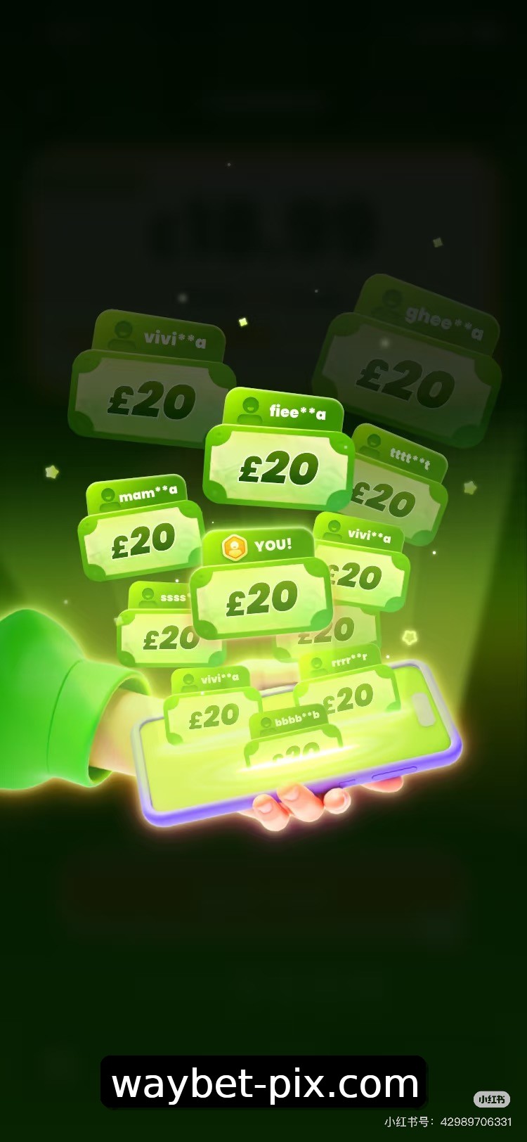 Interface do App waybet